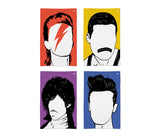 Bright Tea Towels, Bowie, Freddie, Prince and Morrissey