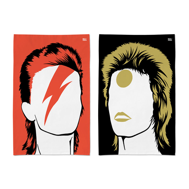 Rock Icon Gift Tea Towels, Made in the UK, deliver worldwide