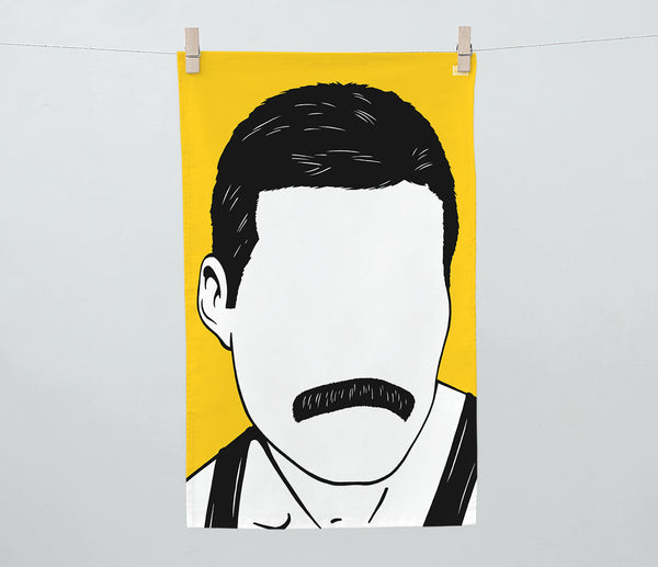 'Freddie Mercury' Tea Towel