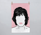 Mick Jagger 'Rolling Stones' Tea Towel