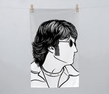 John Lennon 'Beatles' Tea Towel