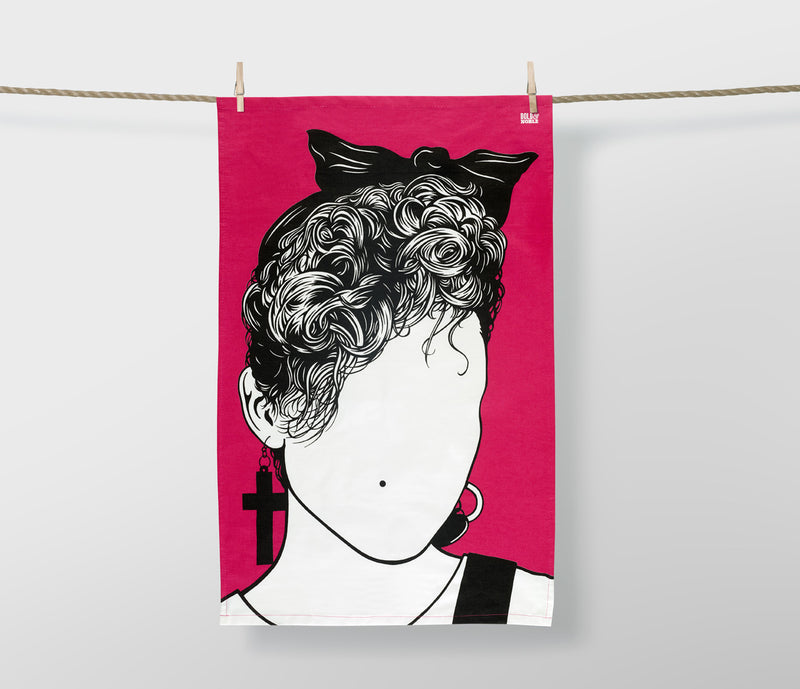 'George Michael, Madonna, Boy George and Grace Jones' Tea Towel Set