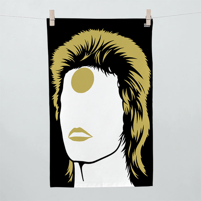 'David Bowie, Ziggy Stardust' Tea Towel
