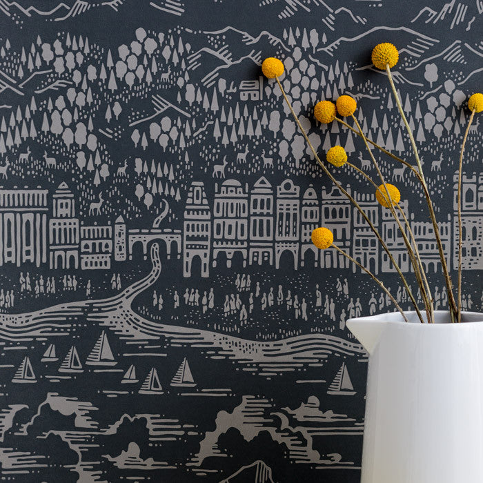 Province Town and Country Wallpaper, printed in the UK, deliver worldwide