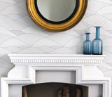'South Downs' Rolling Hills Wallpaper in Heron Grey