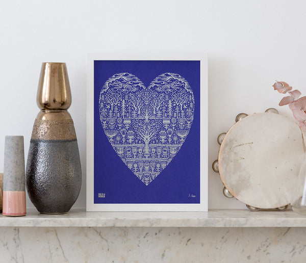 Wild Wood Art Print, Modern Print Designs for the Home