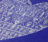 Close up of Illustrated Wild Wood Art Print