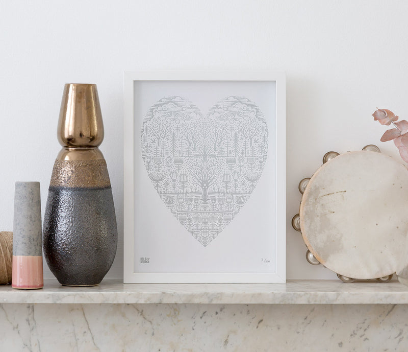 Wild Wood Art Print, Modern Print Designs for the Home